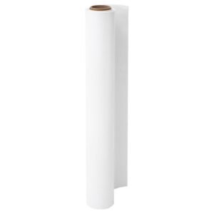 10 Mil Plastic Sheeting 6' x 50' Heavy Duty Thick Polyethylene Roll, Plastic Drop Cloth Painters Tarp, Polyethylene Covering for Crawl Space Vapor Barrier, Weed Control, Garden, Black & White