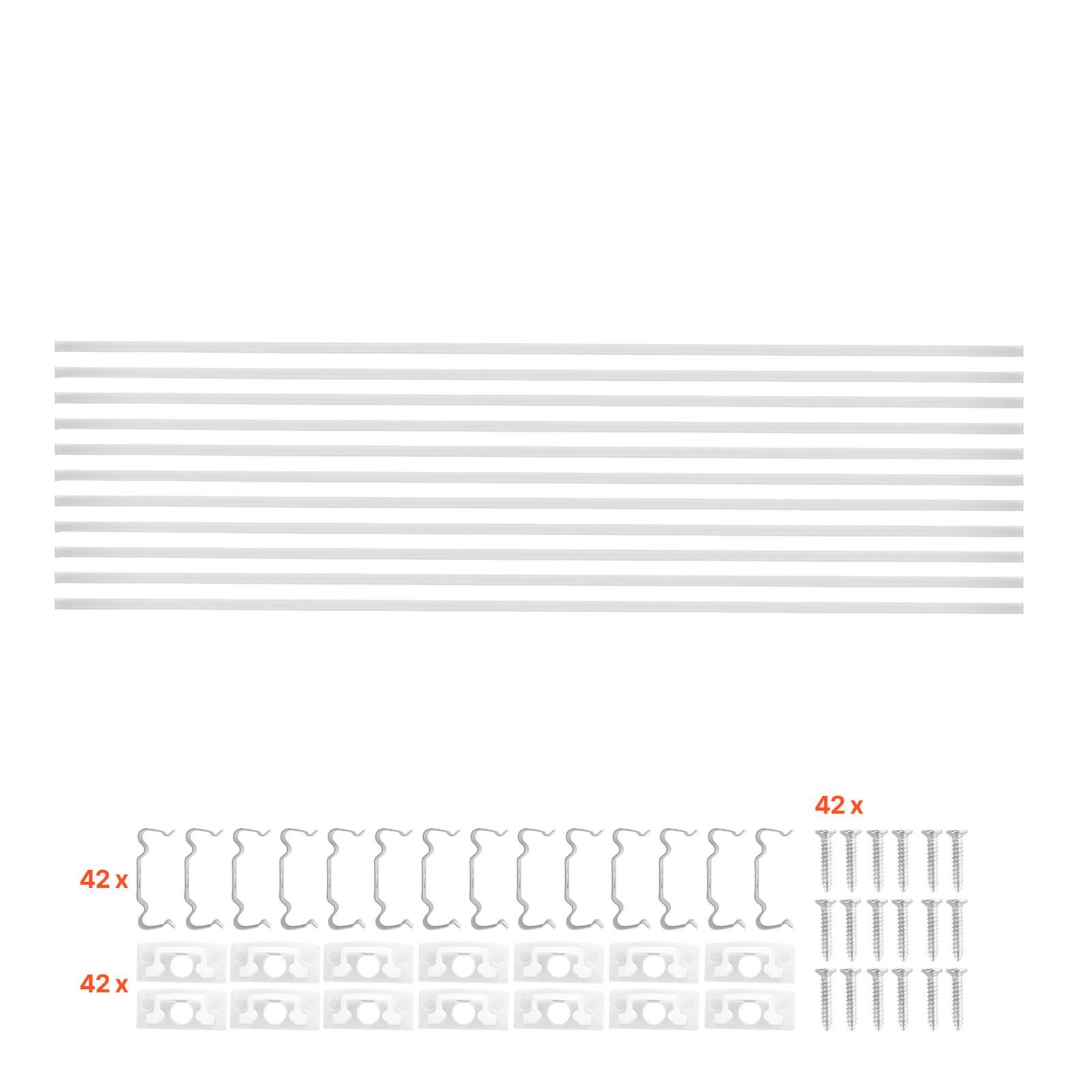 10 pack 6.6 ft/2m plus size u shape led aluminum channel, with milky cover, end caps and mounting clips, aluminum profile for led strip light, easy installation, for under cabinet ceiling coves