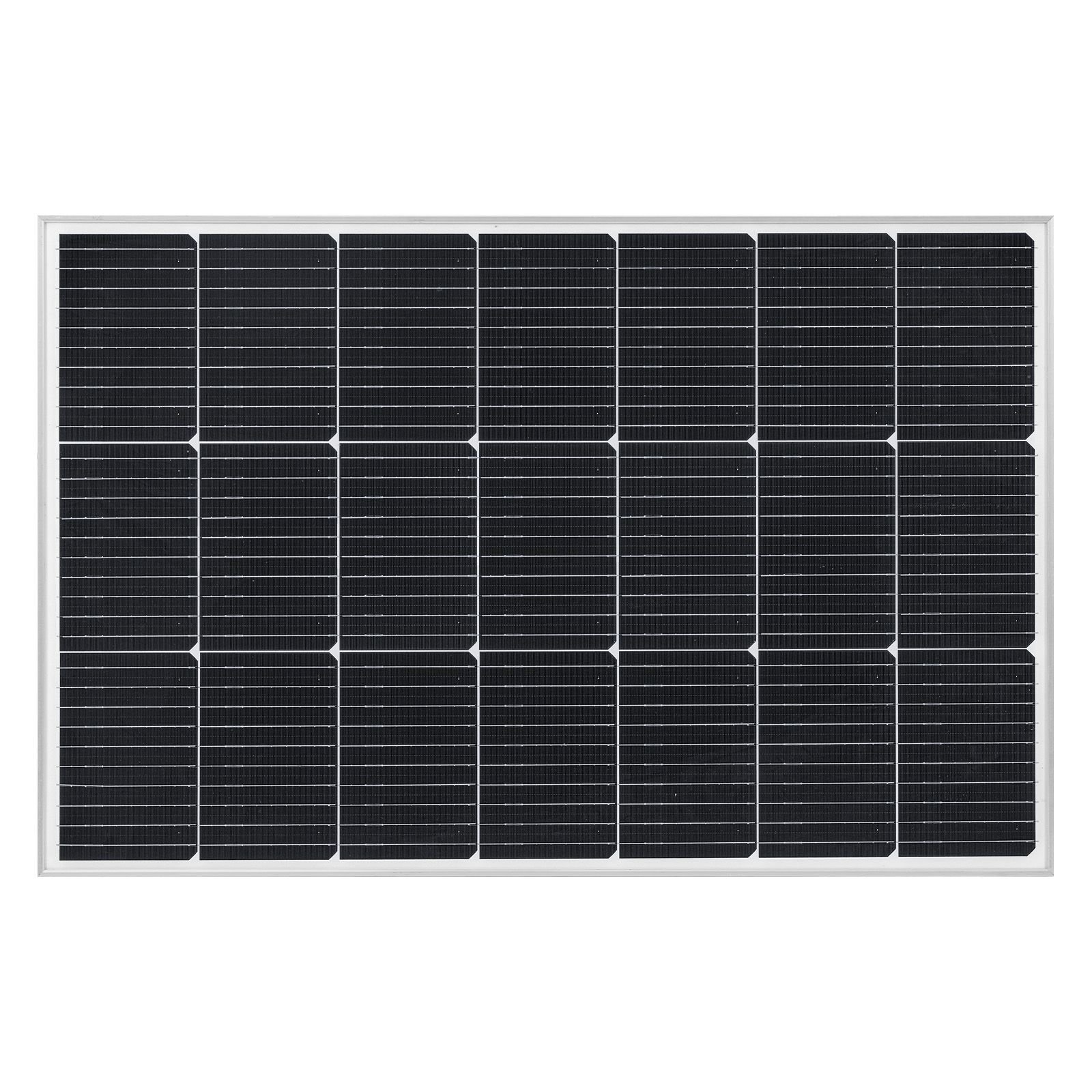 100w monocrystalline solar panel, 23% high efficiency mono pv module with stable mc4 output & aluminum frame, ip65 waterproof solar panel for car boat rv flat rooftop off grid applications