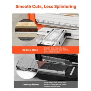 12 inch vinyl floor cutter, 12mm thick laminate flooring cutter with upgraded labor saving aluminum alloy lever, telescoping support plate, cuts certain engineered wood, lvt, vct, spc, lvp, wpc