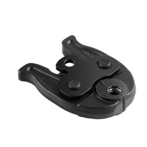 1/2" Press Jaw for Compact Series Press Tools, 52 HRC Hardened Steel Pressing Jaw for High Pressure HVAC/R Applications - Compatible with 24KN Press Tools for RLS Copper Pipes Connections
