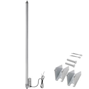 12V Linear Actuator, 40 Inch IP65 Waterproof Linear Actuator, 675lbs/3000N 0.2"/s Motion Actuators with Mounting Bracket for Outdoor Use