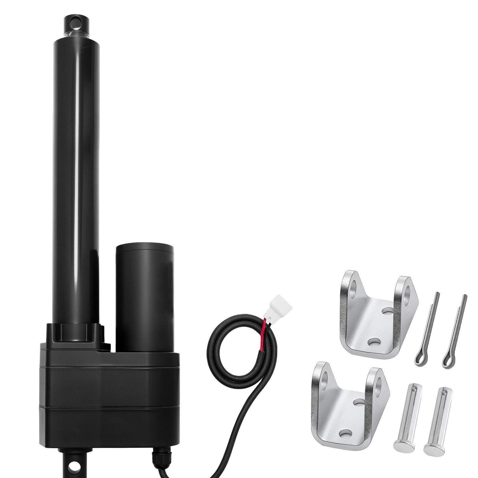 12v linear actuator, 7.87 inch ultra heavy duty 2023lbs/9000n linear motion actuator, ip65 waterproof 0.2"/s with mounting brackets for industrial machinery vessels, heavy lifting systems
