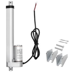 12V Linear Actuator, 8 Inch High Speed 0.6"/s Linear Motion Actuator, 225lbs/1000N with IP54 Protection & Mounting Bracket for Lift Desk, Recliner Chairs, Window Door Opener