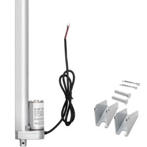 12V Linear Actuator, 9.84 Inch High Speed 0.6"/s Linear Motion Actuator, 225lbs/1000N with IP54 Protection & Mounting Bracket for Lift Desk, Recliner Chairs, Window Door Opener