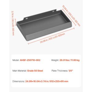 1/4 in skid steer mount plate, universal quick attach mount plate, easy to bolt, 1500lbs load capacity, heavy duty steel loader plates compatible with toro dingo skid steers & tractors