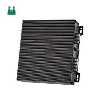 2 Channel Car Audio Amplifier 2 Ohm Stable Bridgeable Class A/B Full Range Stereo Amp Max Power 2 x 300W @ 4 Ohm / 2 x 600W @ 2 Ohm for Car SUV Truck Off-Road