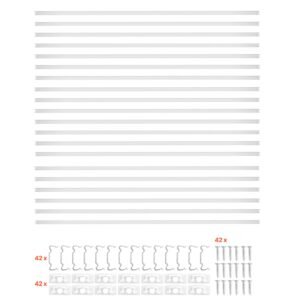 20-Pack 3.3 ft/1M U Shape LED Aluminum Channel, with Milky Cover, End Caps and Mounting Clips, Aluminum Profile for LED Strip Light Installations, Easy Installation, for Under Cabinet Counter