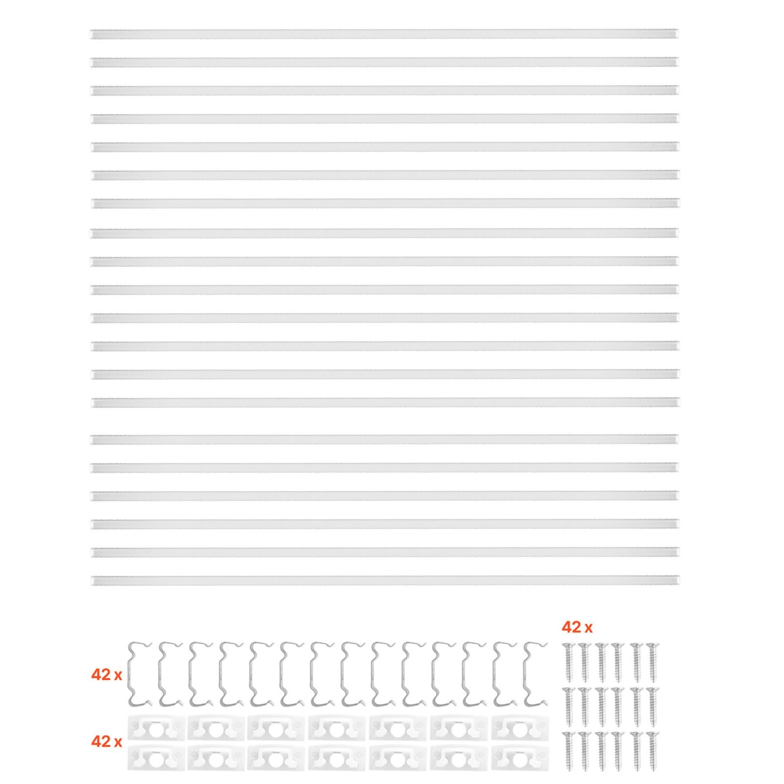 20 pack 3.3 ft/1m u shape led aluminum channel, with milky cover, end caps and mounting clips, aluminum profile for led strip light installations, easy installation, for under cabinet counter