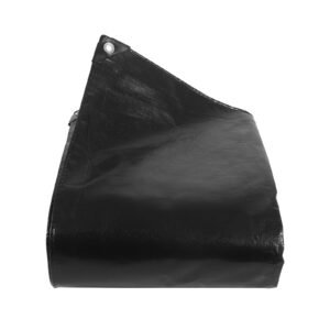 20 x 25 ft Pond Liner, 14 Mil Thickness, 3-Layer Reinforced PE Fish Koi Pond Liner for Outdoor Ponds, with Hemmed Edge and 4 Metal Buttonholes, for Water Garden, Waterfall, and Fountains, Black