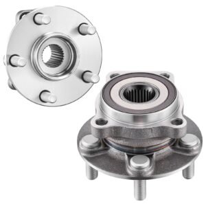 2PCS Front Wheel Bearing & Hub Assembly Fit for 2014 Subaru Forester 2.5i Convenience Limited Premium Sport Utility Impreza WRX Hatchback 4-Door 2.5L OEM 513303, Wheel Bearing Hub Assembly Set