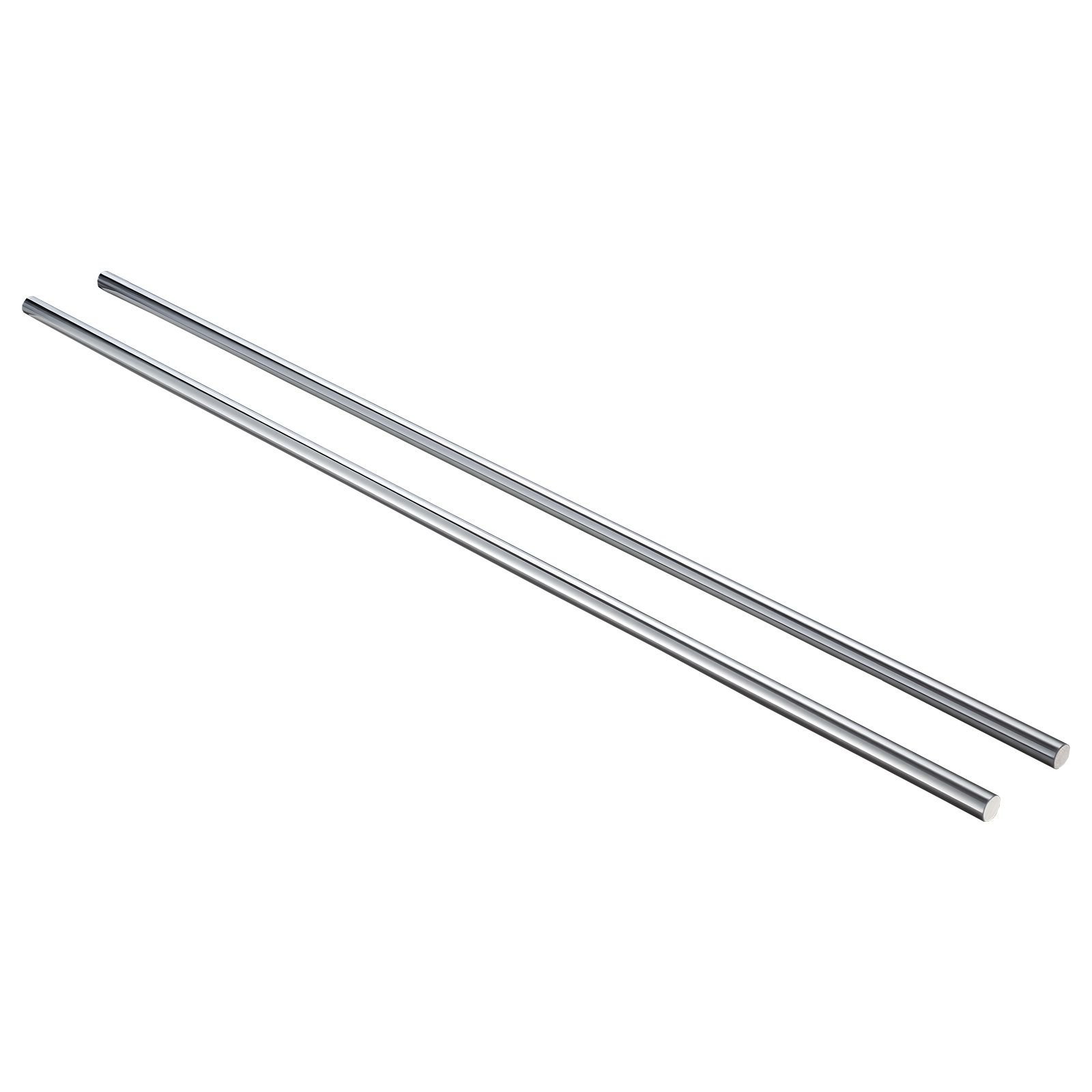 2pcs linear motion rod, 20 mm x 1200 mm (0.79 x 47.24 in), sfc20 carbon steel linear rod shaft, anti rust and high precision, high hardness shaft, for cutting grinding milling drilling machine