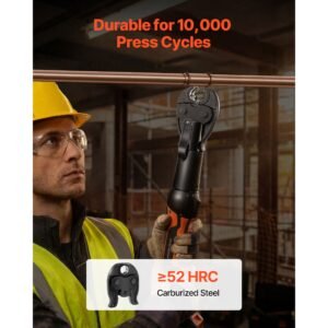 3/4" propress jaw for compact series press tools, 52 hrc hardened steel pressing jaw compatible with 24kn press tools for copper pipes connections