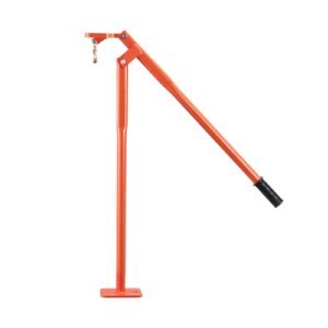 36 in t post puller, heavy duty steel fence post puller, 660lb load capacity, labor saving t post remover tool for round fence posts, sign posts & tree stumps, lifting chain not included