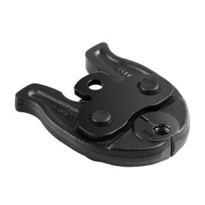 3/8" Press Jaw for Compact Series Press Tools, 52 HRC Hardened Steel Pressing Jaw for High Pressure HVAC/R Applications - Compatible with 24KN Press Tools for RLS Copper Pipes Connections