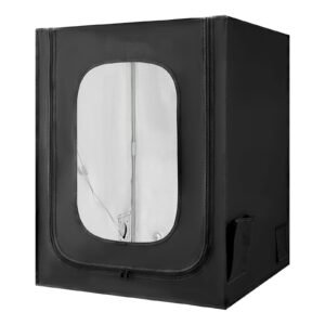 3D Printer Enclosure, Dustproof Waterproof Large Oxford Cloth 3D Printer Tent, Constant Temperature Protective Case with LED Lighting, Compatible with Creality/ELEGOO/Anycubic Popular Models