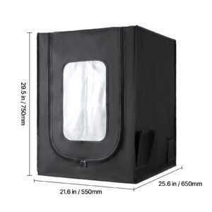 3d printer enclosure, dustproof waterproof oxford cloth 3d printer tent, constant temperature protective case with led lighting, compatible with creality/elegoo/anycubic multiple popular models
