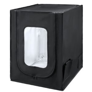 3d printer enclosure, dustproof waterproof oxford cloth 3d printer tent, constant temperature protective case with led lighting, compatible with creality/elegoo/anycubic multiple popular models