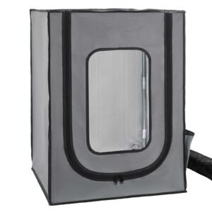 3d printer enclosure with ventilation, dustproof waterproof oxford cloth resin 3d printer tent, constant temperature protective case with led, compatible with photon mono/mars 3, fdm/lcd printer