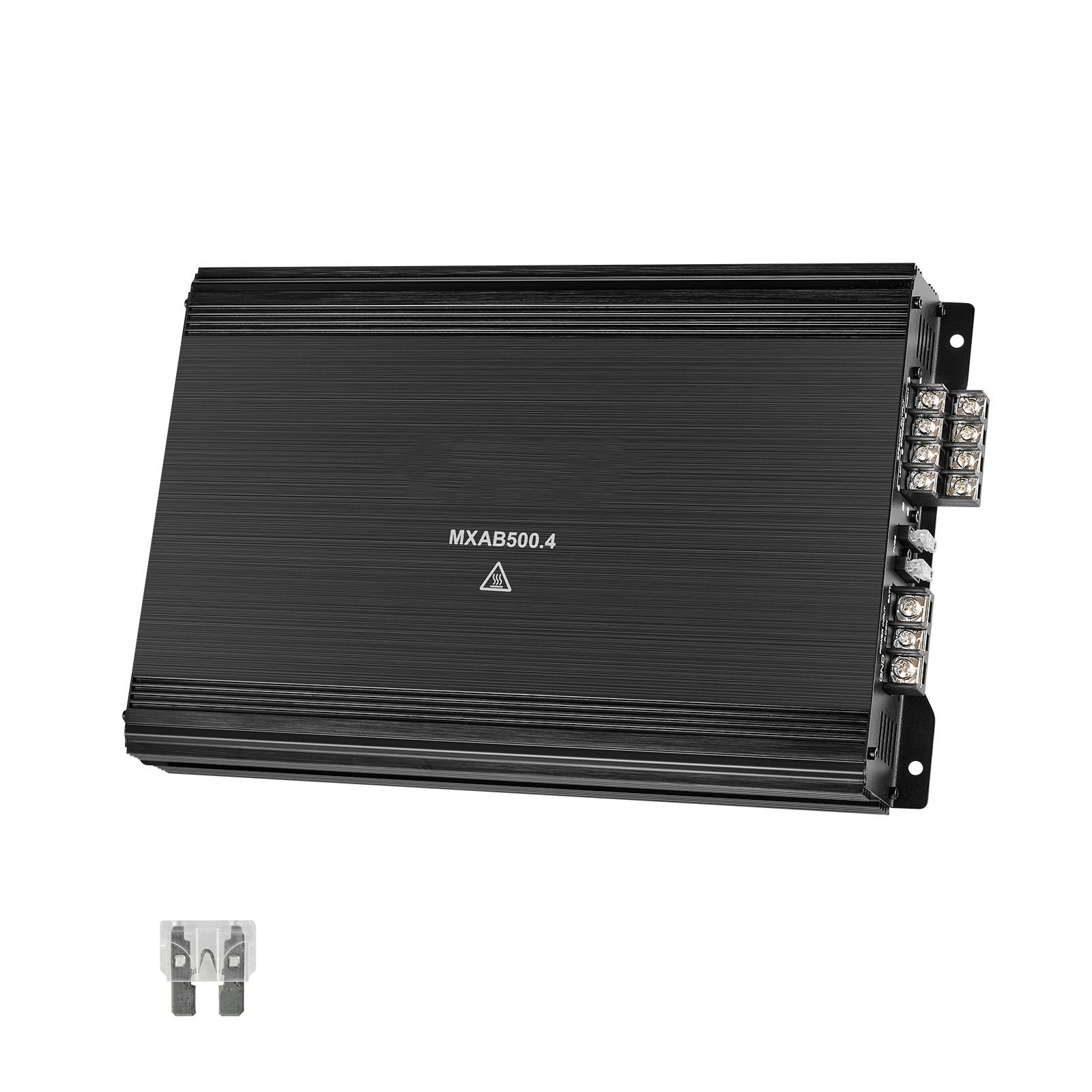 4 channel car audio amplifier 2 ohm stable bridgeable class a/b full range amp max power 4 x 250w @ 4 ohm / 4 x 500w @ 2 ohm for car suv truck off road