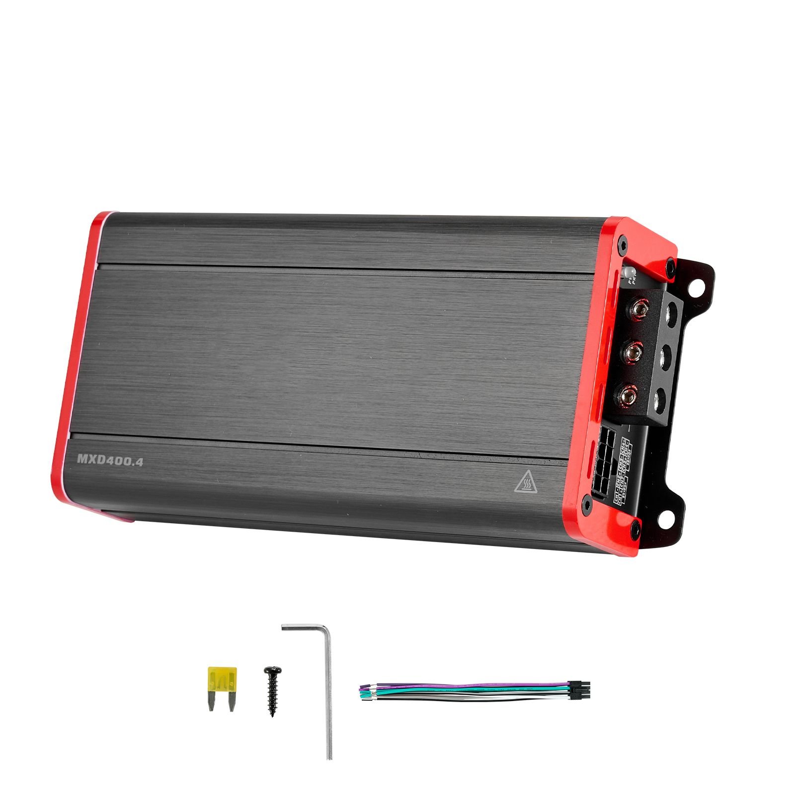 4 channel car audio amplifier 2 ohm stable bridgeable class d full range amp max power 4 x 272w @ 4 ohm / 4 x 400w @ 2 ohm for car suv truck off road