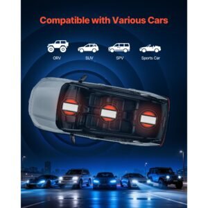 4 channel car audio amplifier 2 ohm stable bridgeable class d full range amp max power 4 x 500w @ 4 ohm / 4 x 1000w @ 2 ohm for car suv truck off road