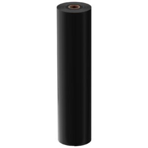 6 Mil Plastic Sheeting 20' x 100' Black Heavy Duty Polyethylene Roll, Thick Plastic Roll for Garden, Drop Cloth Painters Tarp, Polyethylene Covering for Crawl Space Vapor Barrier, Weed Control