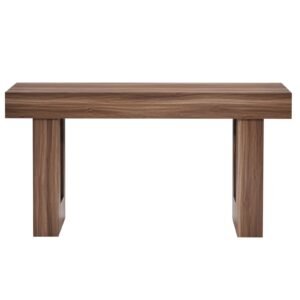 63 in Console Table, Farmhouse Desk Behind the Couch, Wooden Rectangle Entrance Desk, Narrow Long Sofa Table Accent Stand for Hallway, Bedroom, Living Room, Foyer, Easy Assembly, Brown