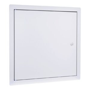 Access Panel for Drywall, 15.2 x 15.2 in Galvanized Steel Access Door, Easy Install Hinged Service Panel with Screwdriver Latch, for Ceiling Plumbing Electrical, 14.4 x 14.4 in Cutout Size White