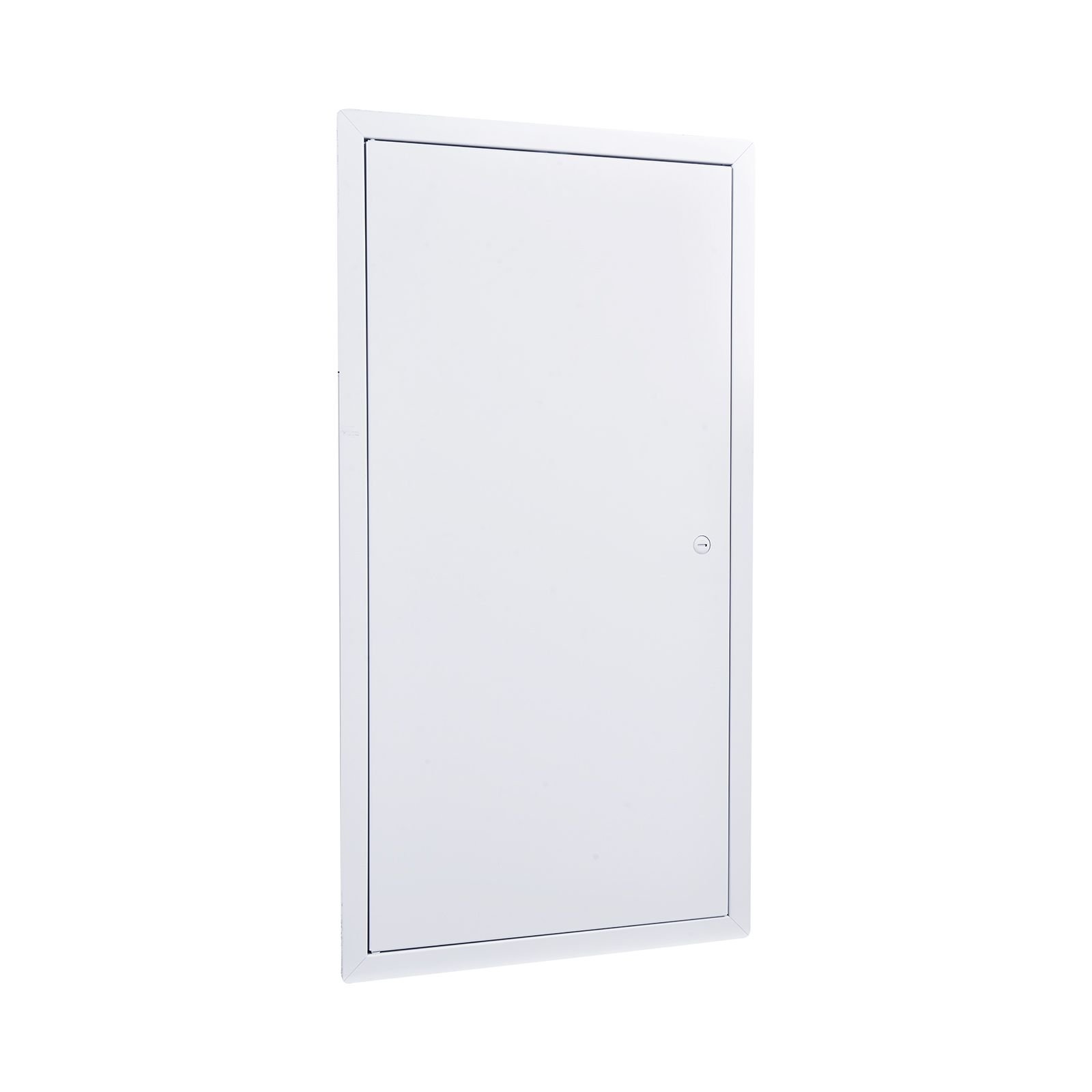 access panel for drywall, 25.3 x 13.3 in galvanized steel access door, easy install hinged service panel with screwdriver latch, for ceiling plumbing electrical, 12.4 x 24.4 in cutout size white