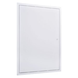 Access Panel for Drywall, 25.3 x 17.2 in Galvanized Steel Access Door, Easy Install Hinged Service Panel with Screwdriver Latch, for Ceiling Plumbing Electrical, 16.4 x 24.4 in Cutout Size White