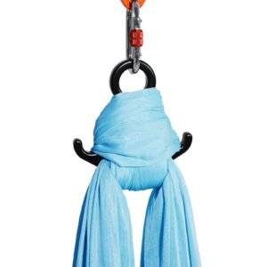 aerial yoga hammock, maximum 300 lbs load aerial silk, yoga swing with nylon fabric, daisy rope, pe zipper bag, gymnastics swings suitable for men and women, dual function hammock & swing