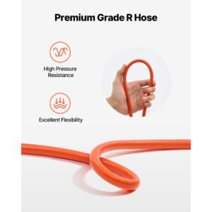air acetylene torch hose, 1/8 inch x 12ft acetylene welding hose with 9/16" lh b type fittings, ah 12 r grade welding torch hoses compatible with ar b/ar mc regulators