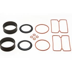 Air Compressor Cylinder Sleeve & Compression Ring Kit, Stainless Steel Air Compressor Replacement Parts, Head Gaskets, Cylinder O-Rings, Sleeves, Piston Rings, Fits 5.2 CFM Compressors