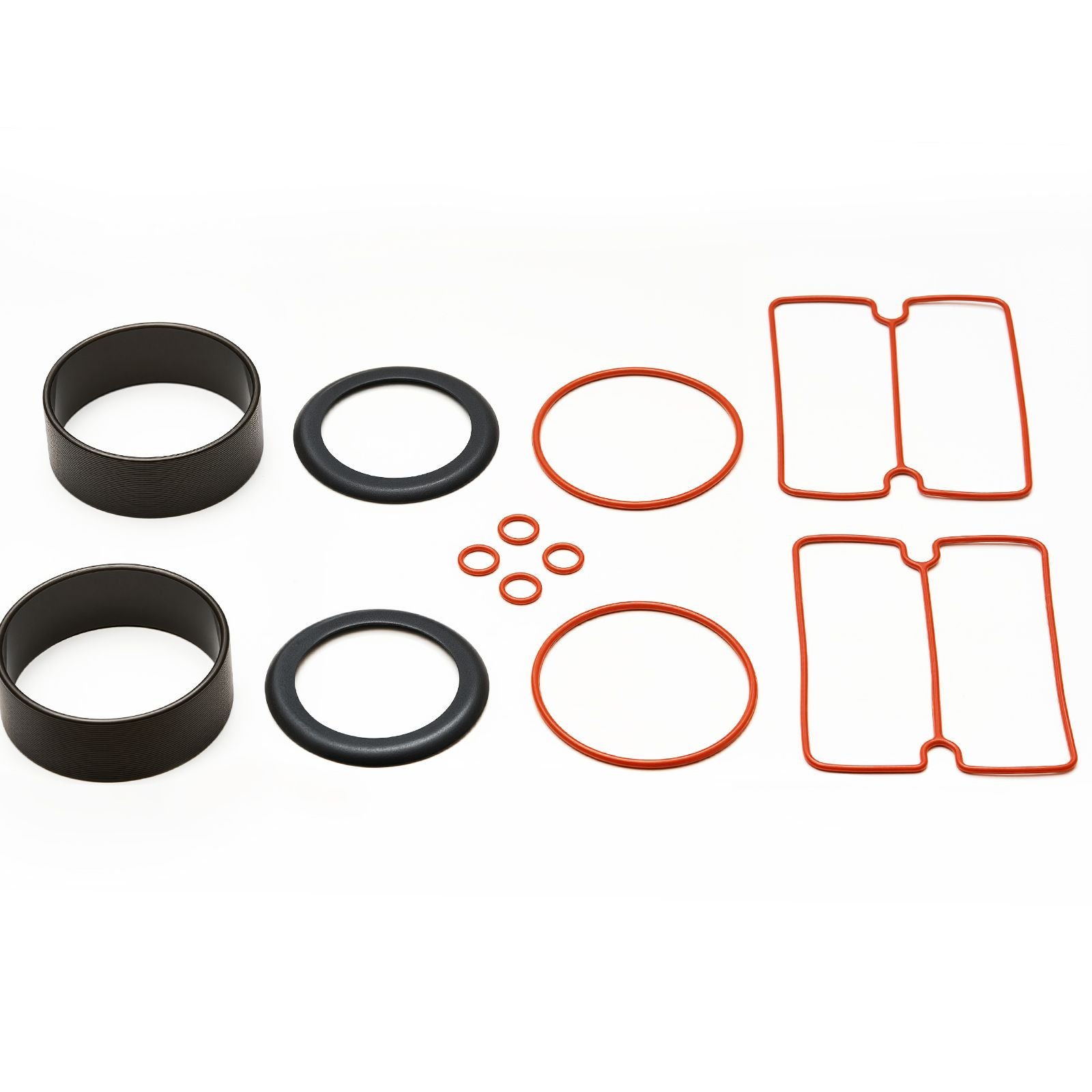 air compressor cylinder sleeve & compression ring kit, stainless steel air compressor replacement parts, head gaskets, cylinder o rings, sleeves, piston rings, fits 5.2 cfm compressors