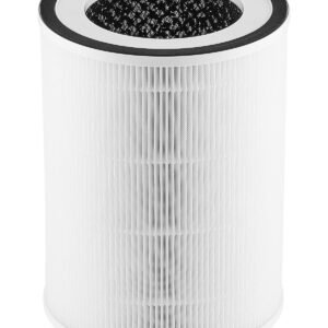 air purifier replacement filter, h11, 2 in 1 compact & lightweight replacement filter with pet pre filter, easy to grab purifier filter with non woven fabric, fit for cylindrical purifier