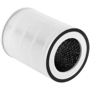 air purifier replacement filter, h11, 2 in 1 compact & lightweight replacement filter with pet pre filter, easy to grab purifier filter with non woven fabric, fit for cylindrical purifier