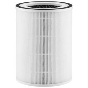 Air Purifier Replacement Filter, H11, 2-in-1 Compact & Lightweight Replacement Filter with PET Pre-Filter, Easy-to-Grab Purifier Filter with Non-Woven Fabric, Fit for Cylindrical Purifier