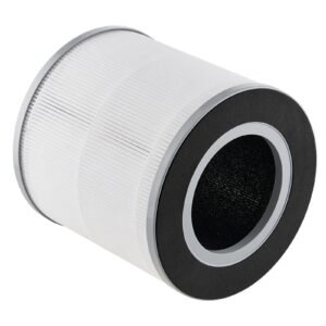 air purifier replacement filter, h13, 3 in 1 compact & lightweight replacement filter with pp pre filter, easy to grab purifier filter with activated carbon, fit for cylindrical purifier