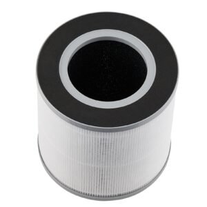 air purifier replacement filter, h13, 3 in 1 compact & lightweight replacement filter with pp pre filter, easy to grab purifier filter with activated carbon, fit for cylindrical purifier