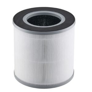 Air Purifier Replacement Filter, H13, 3-in-1 Compact & Lightweight Replacement Filter with PP Pre-Filter, Easy-to-Grab Purifier Filter with Activated Carbon, Fit for Cylindrical Purifier