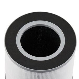 air purifier replacement filter, h13, 3 in 1 compact & lightweight replacement filter with pp pre filter, easy to grab purifier filter with activated carbon, fit for cylindrical purifier