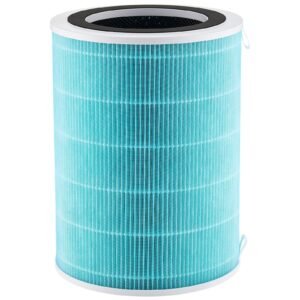Air Purifier Replacement Filter, H13, 3-in-1 Compact & Lightweight Replacement Filter with Sturdy PP Pre-Filter, Easy-to-Grab Purifier Filter with Activated Carbon, Fit for Cylindrical Purifier