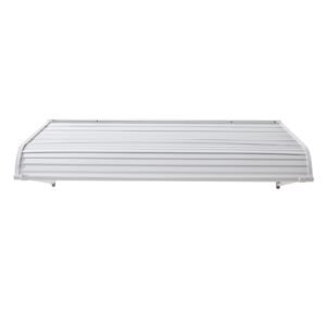 Aluminum Awning 60 x 42 in, Durable Window Awning Door Canopy, Lightweight and Stable Aluminum Awnings for Doors Exterior Rain Snow Sunlight Protection for Door Entrance Windows Patio Porch