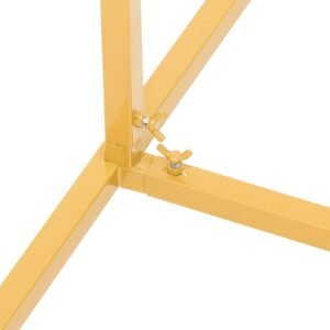 arch backdrop stand, set of 3, 7.2/6.6/6 ft, stable structure, easy assembly, gold metal arch backdrop stand for wedding, birthday party, graduation, holiday celebration, and ceremony decoration