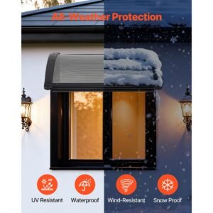 awnings for door entrance, 24 x 24 in, exterior front door window awnings with drainage & abs bracket, rain snow sun protection, overhang polycarbonate door canopy for porch patio, smoky gray