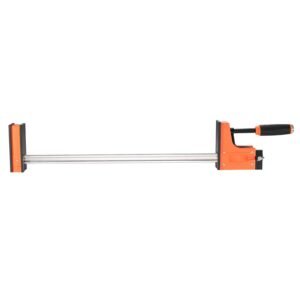 Bar Clamps for Woodworking, 2-Pack 36 inch Parallel Clamp Set, F-Clamp with 1500 lbs Load Limit, Even Pressure, High-strength Plastic and Carbon Steel, for Woodworking Metal Working, Orange