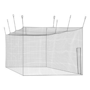 Baseball Batting Cage, 41.7 x 12.8 x 10.1 FT Freestanding Portable Batting Cage, Hitting Cages with 30-Ply Knotted HDPE & Carabiner Hooks, Battings Cages Netting for Indoor, Outdoor (NET ONLY)