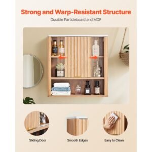 bathroom wall cabinet, with door and adjustable shelf, over the toilet storage medicine cabinet wall mounted, hanging organizer with shelves and open partition for laundry room kitchen restroom