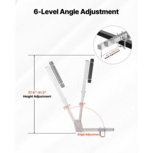 boat trailer guides, 27.6 41.3 in height adjustable trailers guide, 2pcs thickened high duty trailer guide ons with smooth roller guidance, for over 16 in larger fishing boats, runabout boats